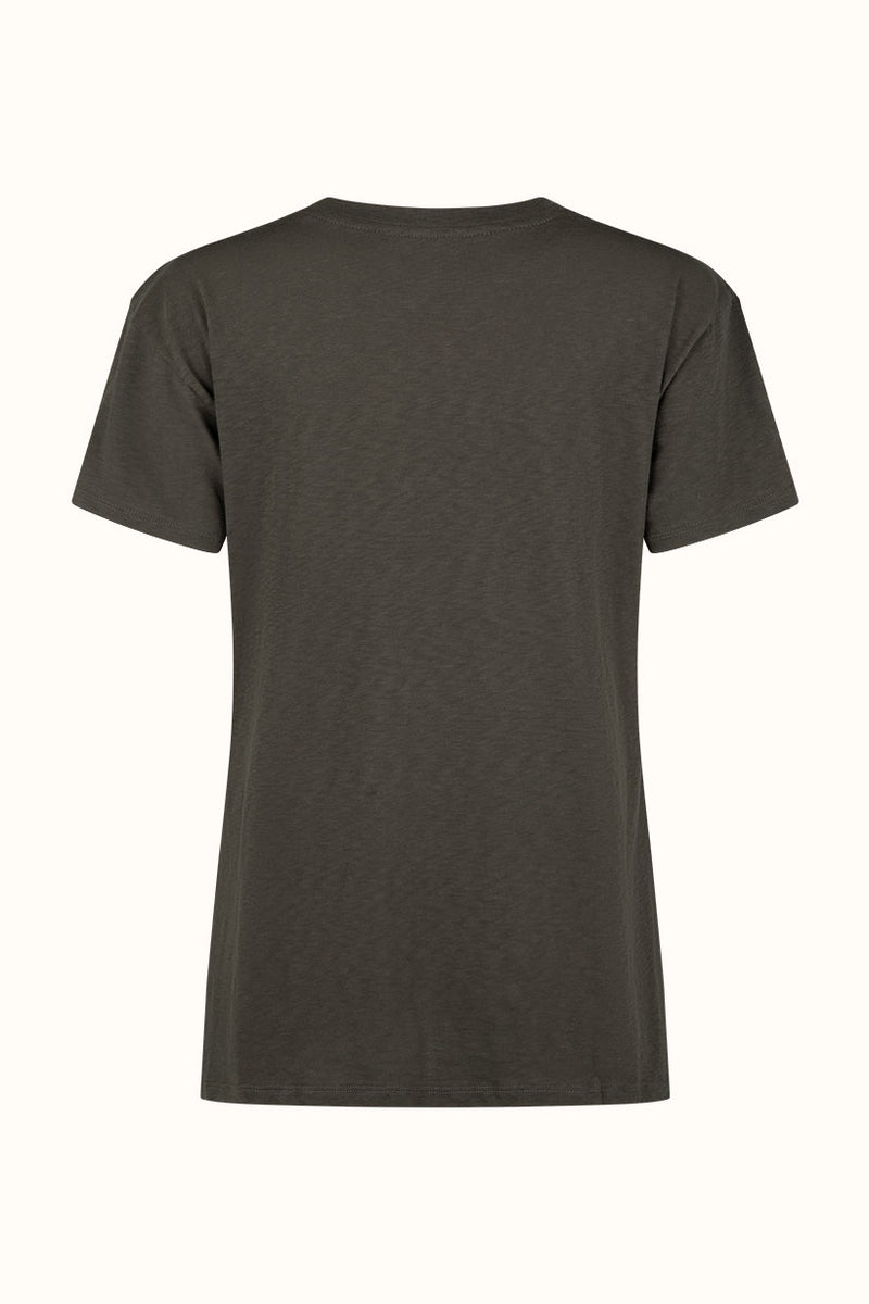 Coco Cantina Biker Tee - Charcoal