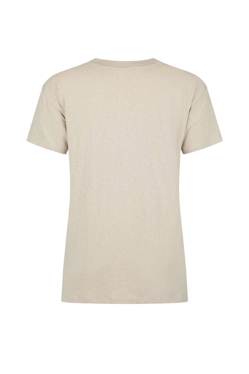 Coco Cantina Biker Tee - Taupe