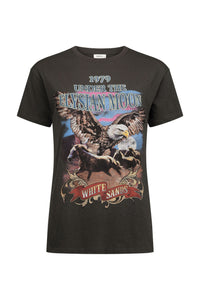 Elysian Biker Tee - Charcoal
