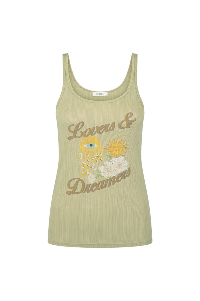 Lovers & Dreamers Singlet - Sage