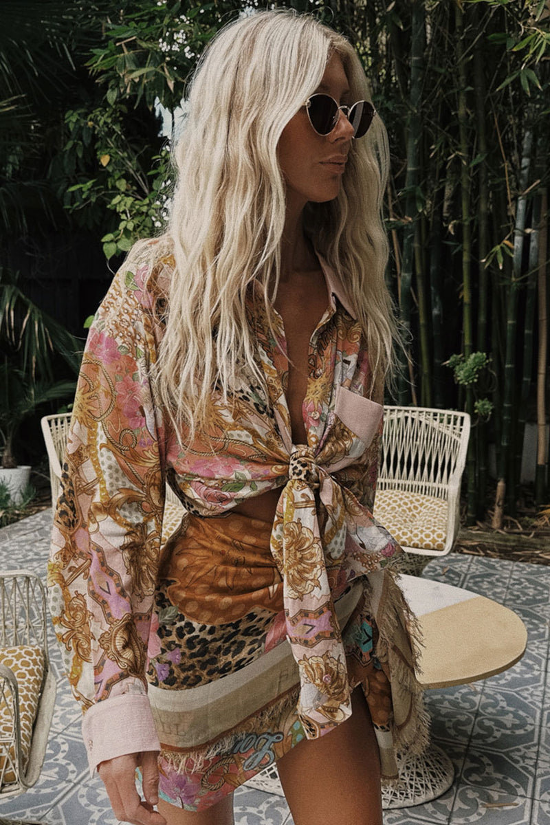 Lovers & Dreamers Shirt - Champagne Peach