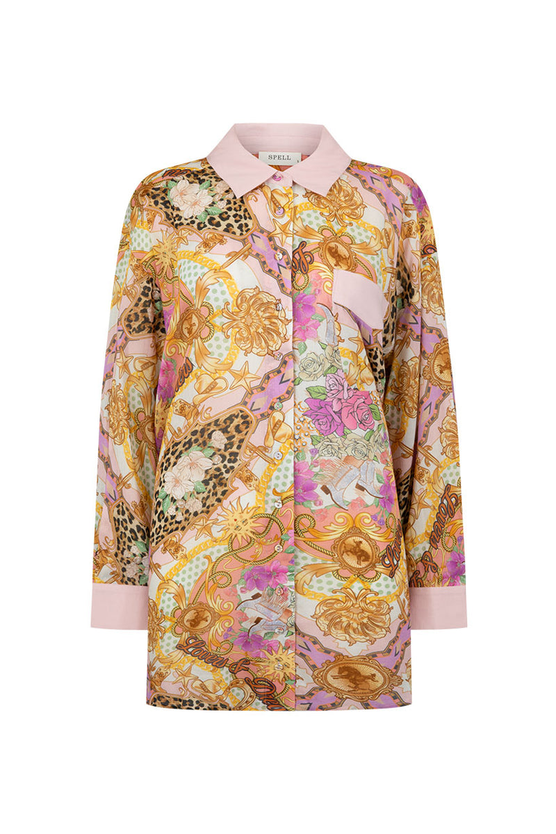 Lovers & Dreamers Shirt - Champagne Peach