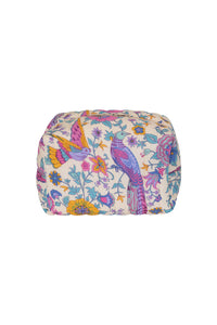 Renew Quilted Medium Make Up Bag - Lovebird/Chamomile