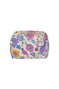 Renew Quilted Medium Make Up Bag - Lovebird/Chamomile
