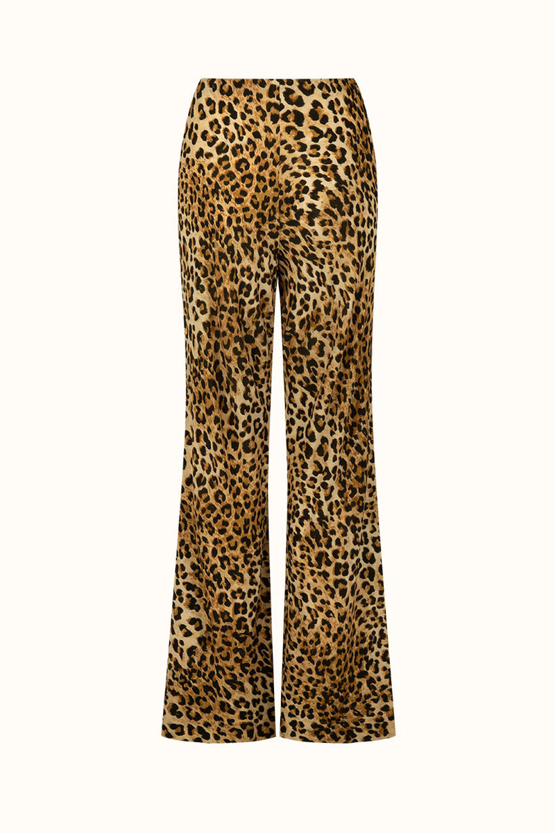 Samantha Bias Pant - Vintage Leopard