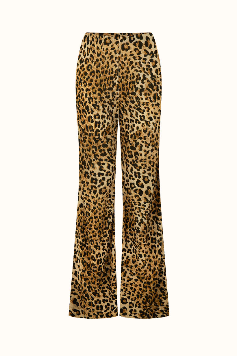 Samantha Bias Pant - Vintage Leopard