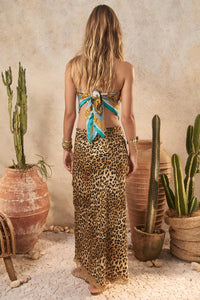 Spell Samantha Bias Skirt - Vintage Leopard