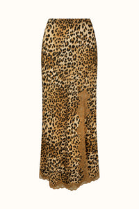 Spell Samantha Bias Skirt - Vintage Leopard