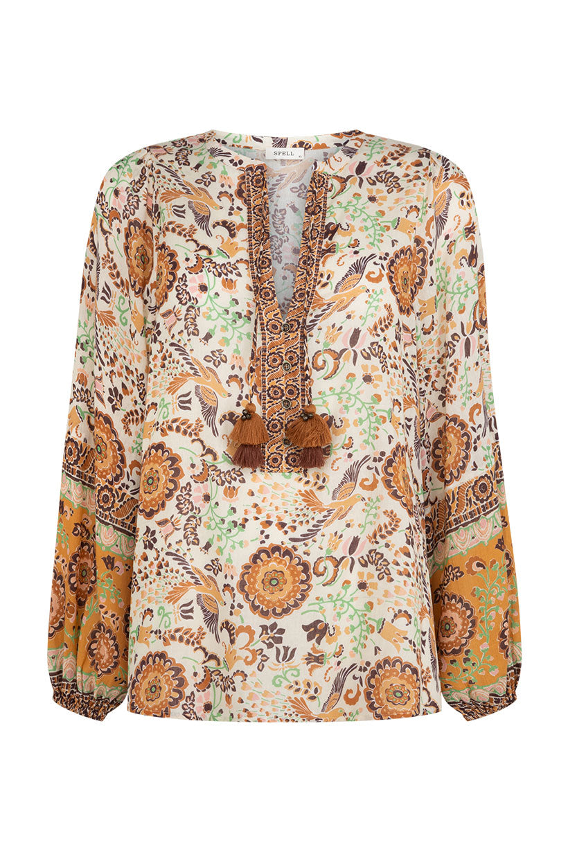 Sannah Blouse - Golden Ochre