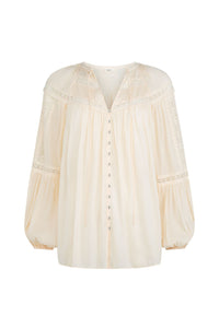 Teodora Blouse - White Smoke