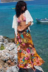 Birth of Venus Maxi Skirt - Caramel