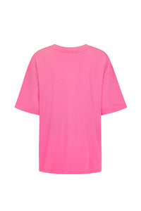 Marina Piccola Oversized Biker Tee - Cosmos Pink