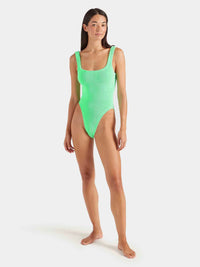 Square Neck Swim - Lime