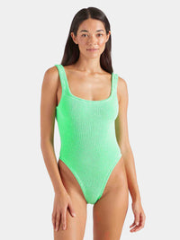 Square Neck Swim - Lime