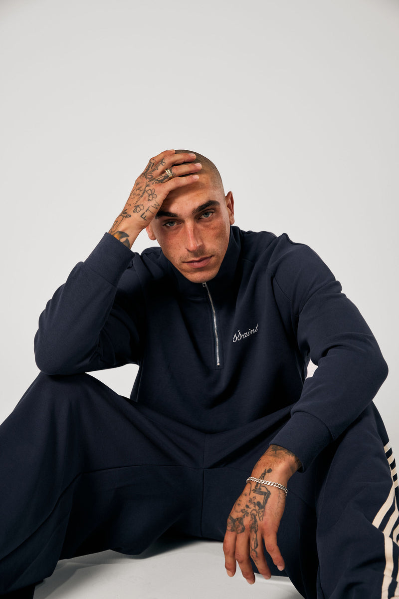 Zip Jumper - Navy