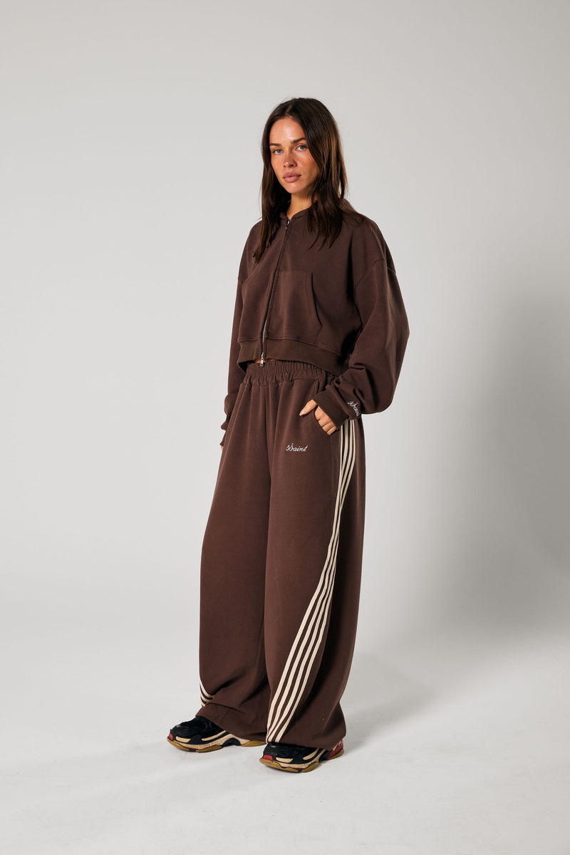 Cropped Hood - Brown