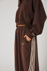 Cropped Hood - Brown