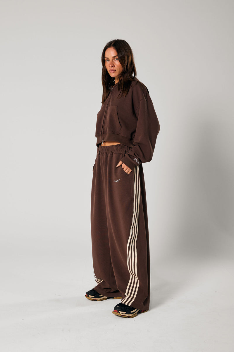 Cropped Hood - Brown