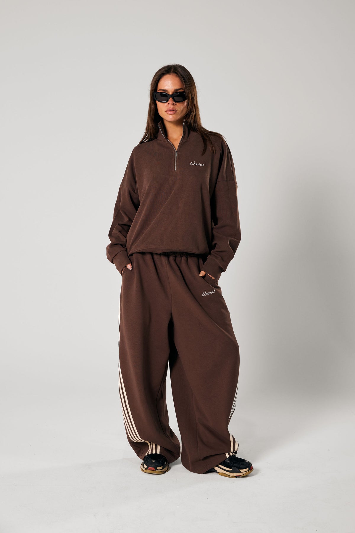 Cropped Hood - Brown