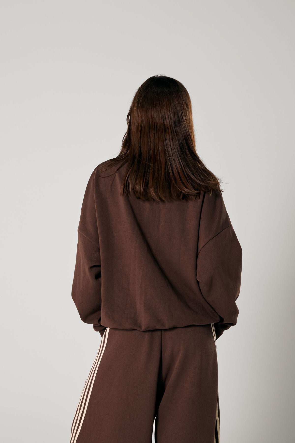 Cropped Hood - Brown