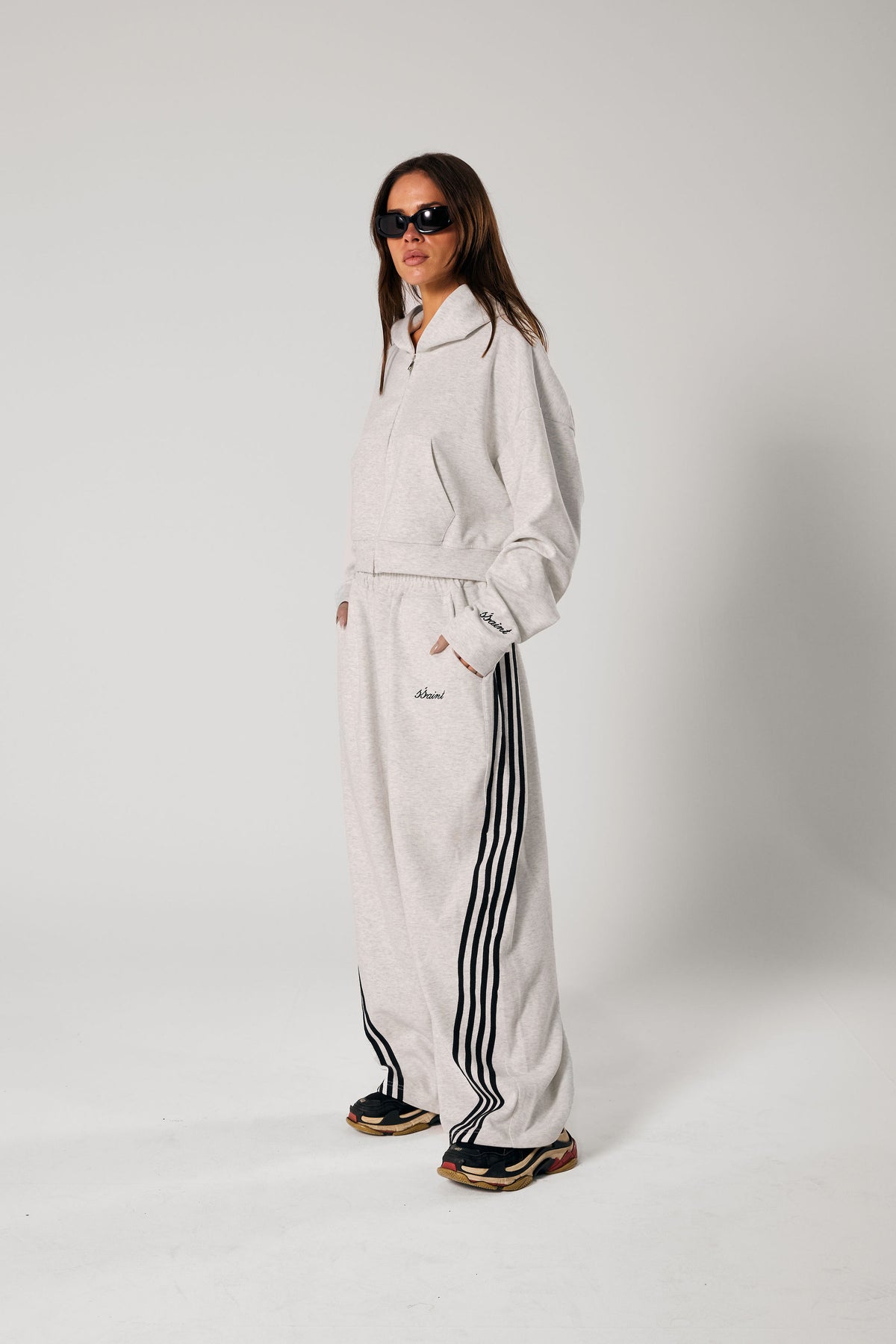 Cropped Hood - Grey