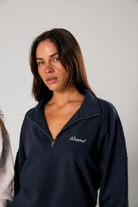 Zip Jumper - Navy
