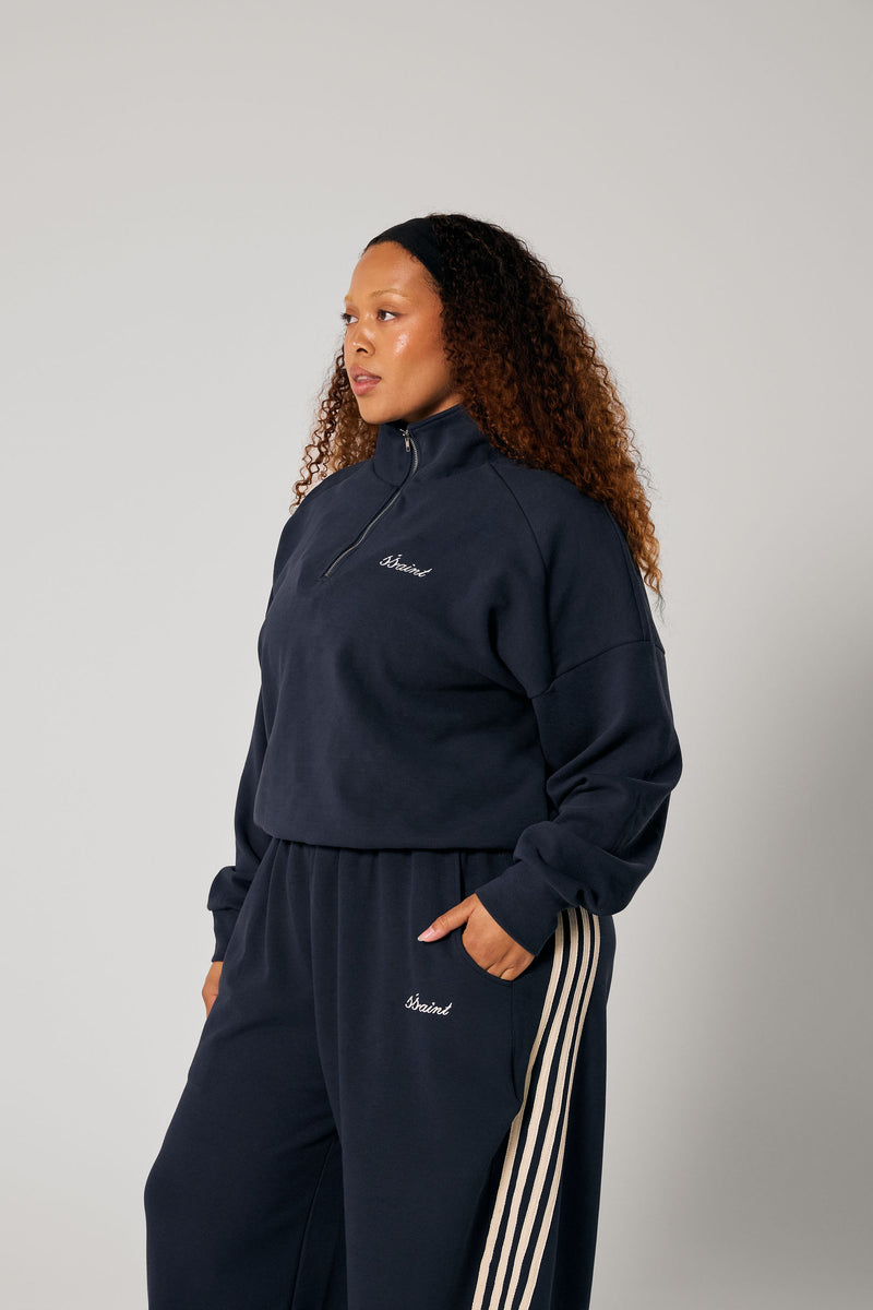 Zip Jumper - Navy