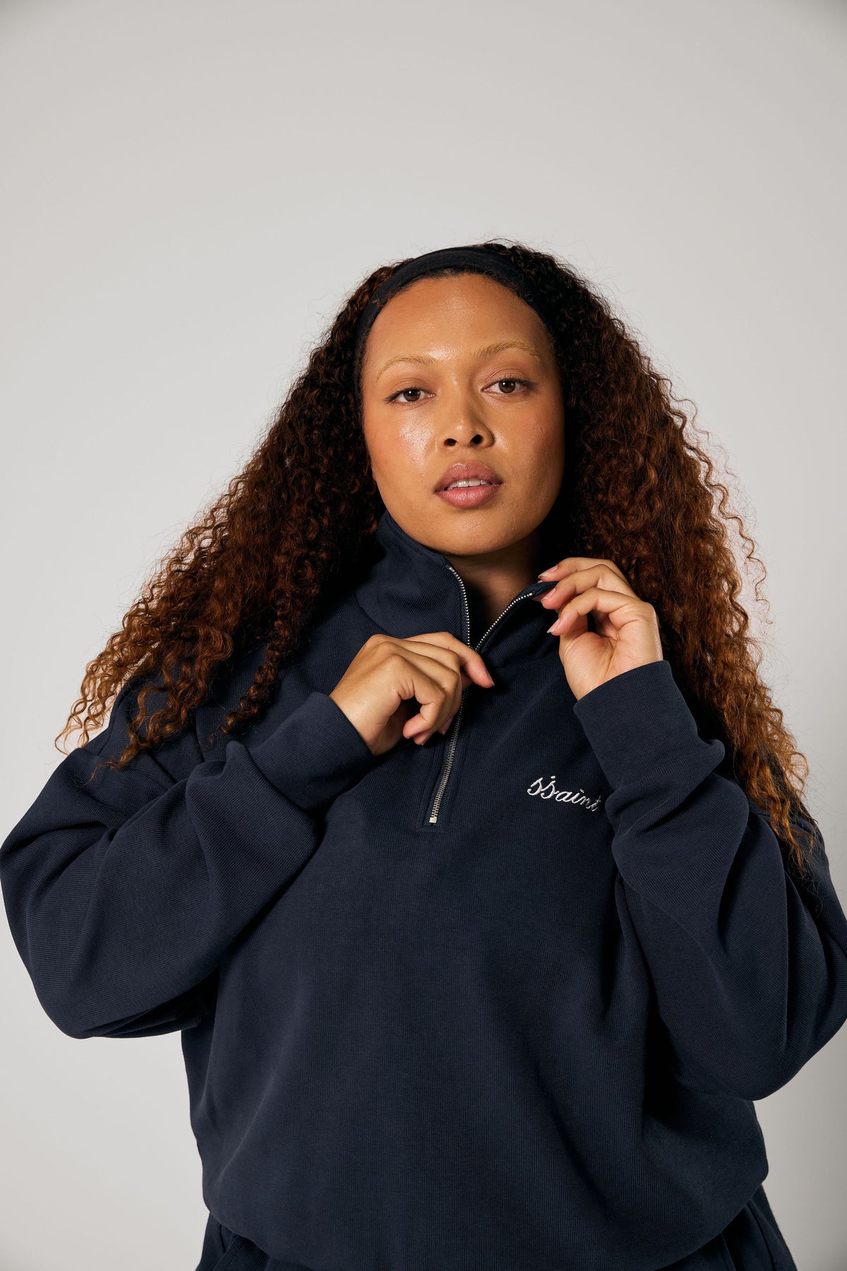 Zip Jumper - Navy