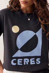 Stevie Slouchy Tee - Phantom Ceres Moon. Ceres Life