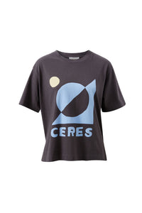 Stevie Slouchy Tee - Phantom Ceres Moon. Ceres Life