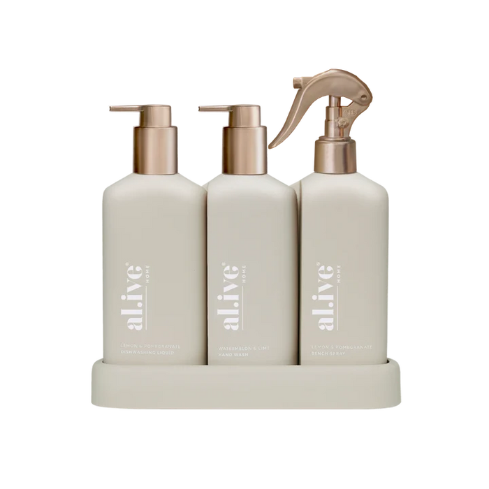 Stone Kitchen Trio Bronze Edition – Lemon & Pomegrante + watermelon & lime