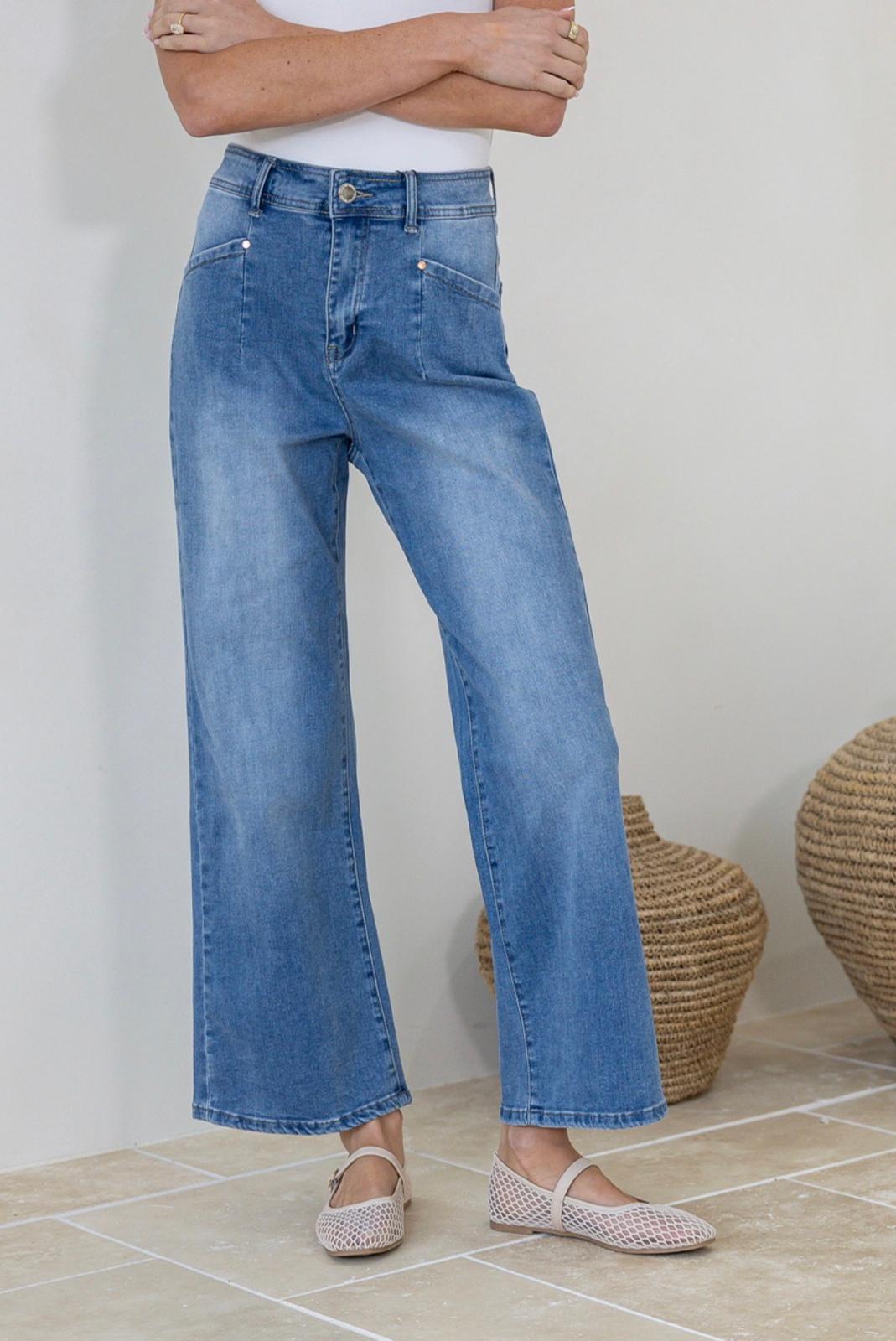 Stretch J-Lo Jeans - Mid Wash. Sare Store