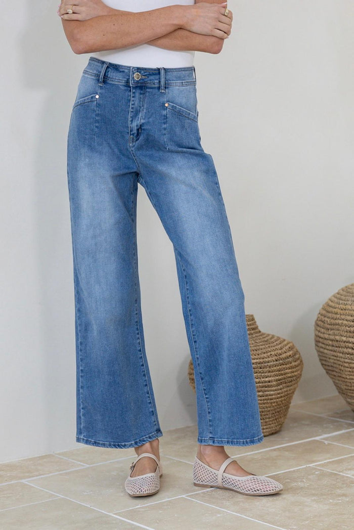 Stretch J-Lo Jeans - Mid Wash. Sare Store