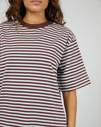 Stripe Short Sleeve Tee - Light Blue