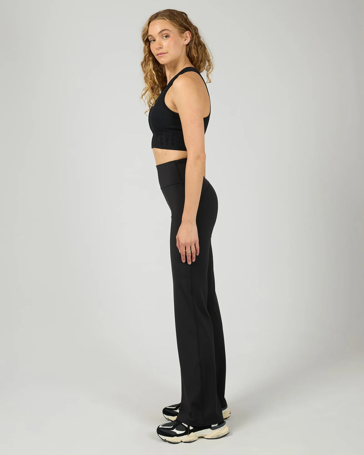 Studio Flare Pant - Black. All About Eve
