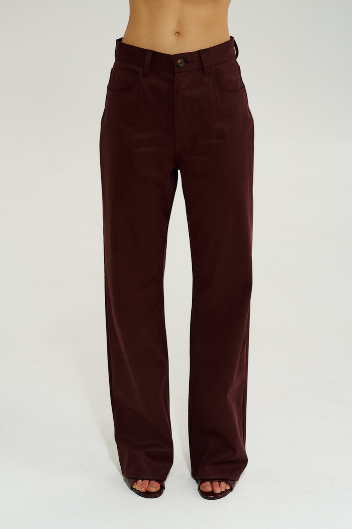 Suit Pant - Chocolate