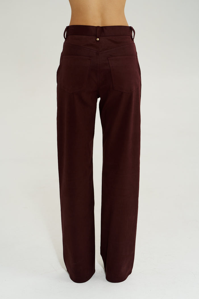 Suit Pant - Chocolate