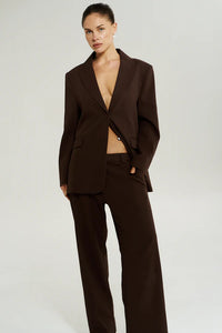 Suit Pant - Chocolate