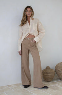 Sutton Stretch Jeans - Warm Beige. Sare Store