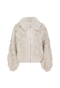 The Brooklyn Flea Bomber Jacket - Frost