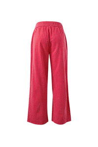 The Lounge Pant - Textured Red Check. Ceres Life
