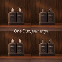 Transformative Wash & Lotion Duo – Vanilla Cream and Tonka Bean