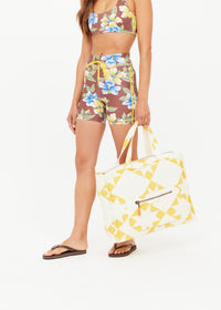Etoile Quilted Tote Bag - Golden Sand