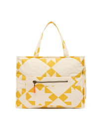 Etoile Quilted Tote Bag - Golden Sand