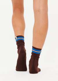 Montage Crew Sock - Cocoa