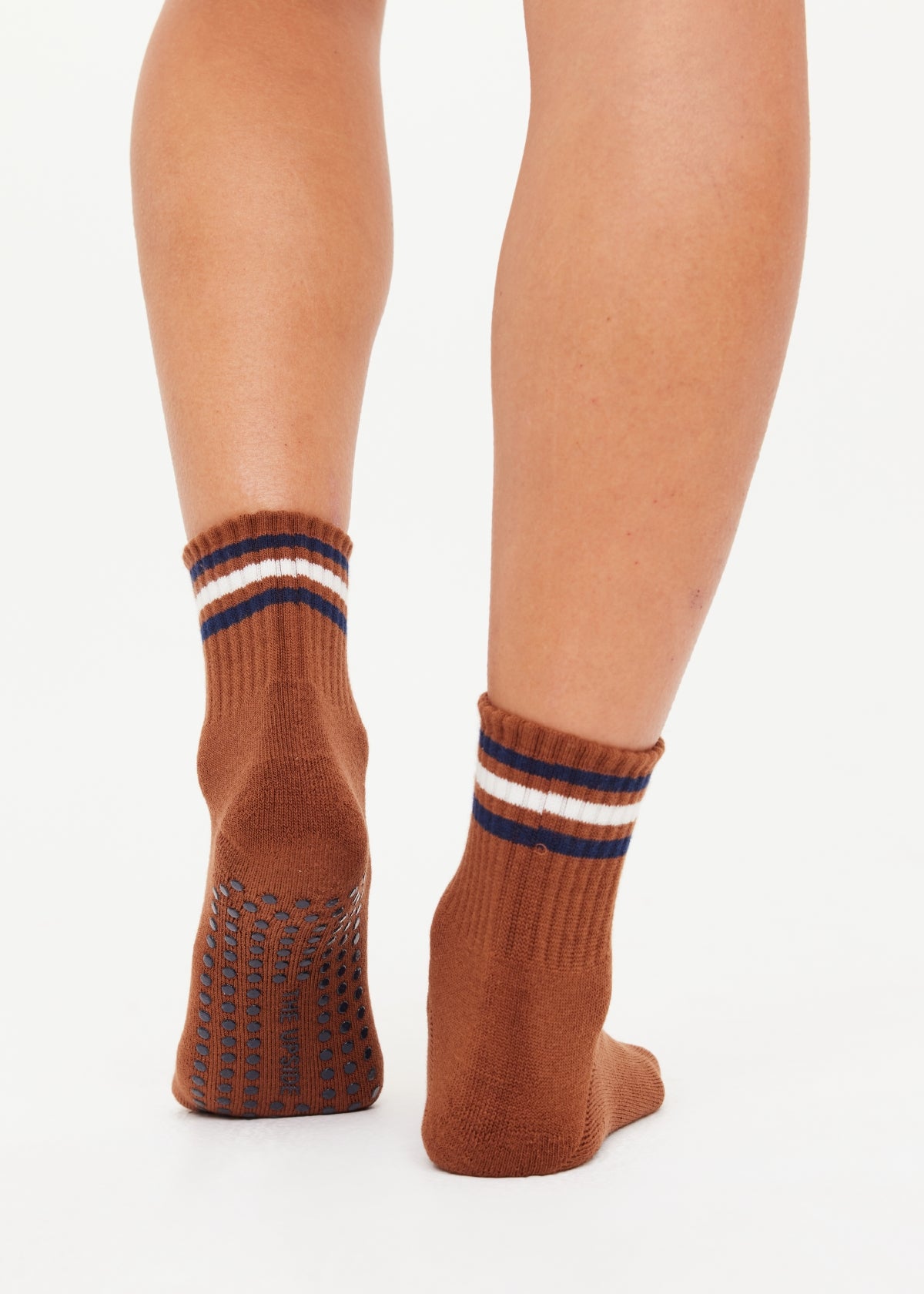 Avalon Grip Sock - Walnut