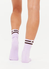 Miami Crew Sock - Lilac