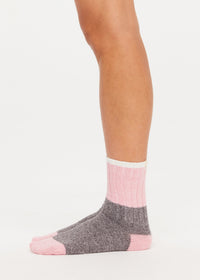 Block Crew Sock - Smoke Grey