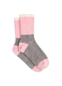 Block Crew Sock - Smoke Grey