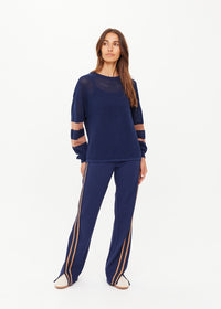 Fenway Sebastian Knit Crew - Navy